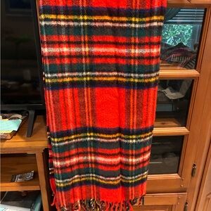 Lap blanket. 100% wool. Plaid from the royal House of Stewart.